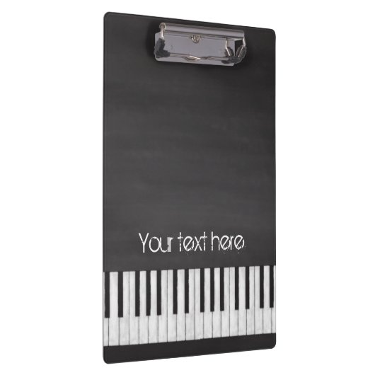 Chalkboard piano-toetsenbord klembord (Rechts)