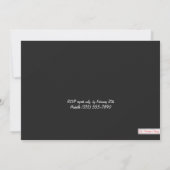 Chalkboard Piranha Anti-Valentijnsdag Invitations Kaart (Achterkant)