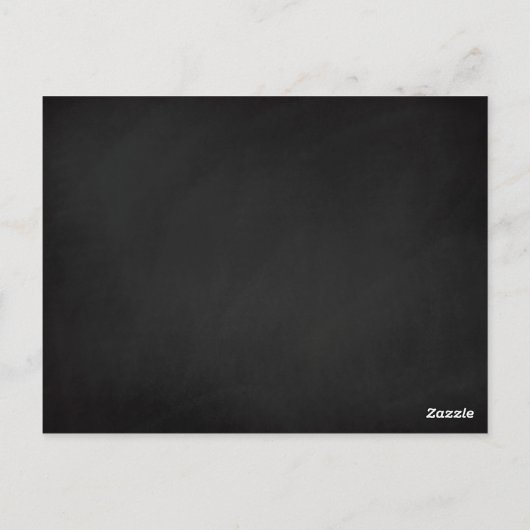 Chalkboard Pool Party 1e verjaardag uitnodiging (Achterkant)