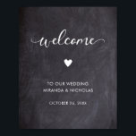 Chalkboard poster rustige bruiloft welkomstbord<br><div class="desc">Chalkboard poster rustic bruiloft welkomstbord Kan volledig worden aangepast aan uw behoeften. © Gorjo Design via Zazzle. // Hulp nodig bij het aanpassen van uw ontwerp? Heb je andere ideeën? Neem contact met mij op via de knop hieronder.</div>