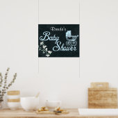 Chalkboard,  Poster voor aangepast Baby shower (Keuken)