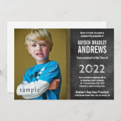 Chalkboard Preschool Afstuderen met foto Kaart (Voorkant / Achterkant)