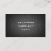 Chalkboard Professional Retro Cool Blackboard Visitekaartje (Achterkant)