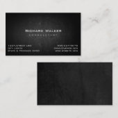 Chalkboard Professionele elegante Zwarte Raad Eenv Visitekaartje (Voorkant / Achterkant)