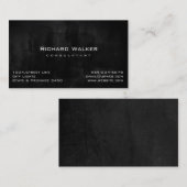 Chalkboard Professionele elegante Zwarte Raad Eenv Visitekaartje (Voorkant / Achterkant)