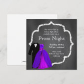 Chalkboard Prom Kaart (Voorkant / Achterkant)