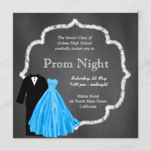 Chalkboard Prom Kaart