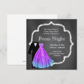 Chalkboard Prom Kaart (Voorkant / Achterkant)