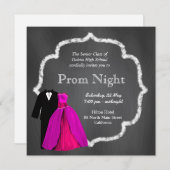 Chalkboard Prom Kaart (Voorkant / Achterkant)