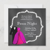 Chalkboard Prom Kaart (Voorkant)