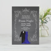 Chalkboard Prom Kaart (Staand voorkant)