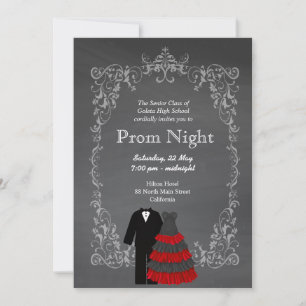 Chalkboard Prom Kaart