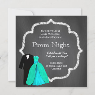 Chalkboard Prom Kaart