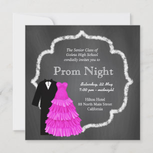 Chalkboard Prom Kaart