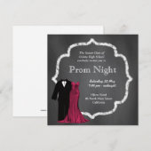 Chalkboard Prom Kaart (Voorkant / Achterkant)