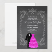 Chalkboard Prom Kaart (Voorkant / Achterkant)