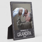 Chalkboard promoot naar opa nieuwe opa fotoplaat (Zijkant)