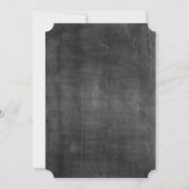 Chalkboard Pumpkin Thanksgiving Uitnodiging (Achterkant)