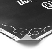 Chalkboard Quote A Good Word Poster (Hoek)