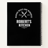 Chalkboard Recipe Journal | Custom Name Notitieboek (Achterkant)