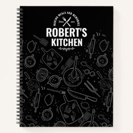 Chalkboard Recipe Journal | Custom Name Notitieboek