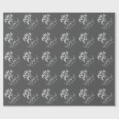 Chalkboard Reindeer Joy Kerstfeestdag — Verpakking Cadeaupapier (Vlak)