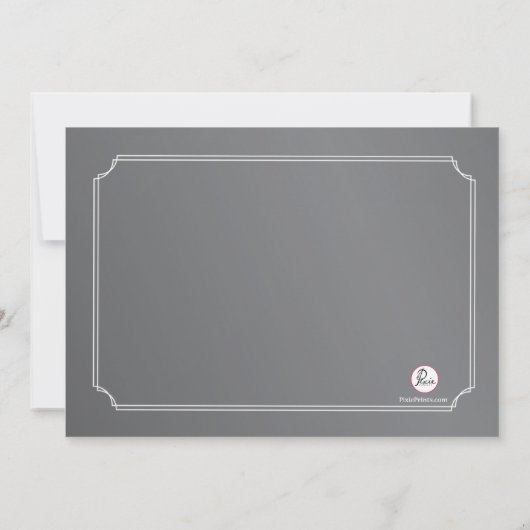 Chalkboard Religieuze Fotouitnodiging Kaart (Achterkant)