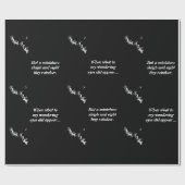 Chalkboard - rendiertje - zwart / wit cadeaupapier (Vlak)