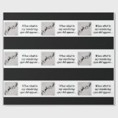 Chalkboard - rendiertje - zwart / wit cadeaupapier (Vlak)