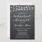 Chalkboard repesal Dinner Invitation Kaart (Voorkant)