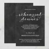 Chalkboard repesal Dinner Kaart (Voorkant / Achterkant)