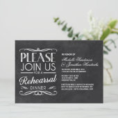 Chalkboard repesal Dinner Kaart (Staand voorkant)