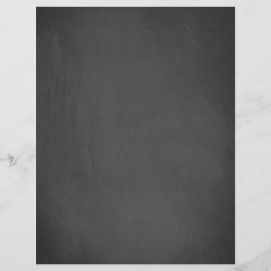 Chalkboard Restaurant Logo Flyer (Achterkant)