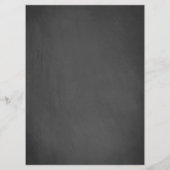 Chalkboard Restaurant Logo Menu (Achterkant)