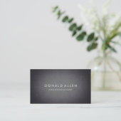 Chalkboard Retro Black Professional Educational Visitekaartje (Staand voorkant)