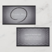 Chalkboard Retro Slate Professional Curven Visitekaartje (Voorkant / Achterkant)