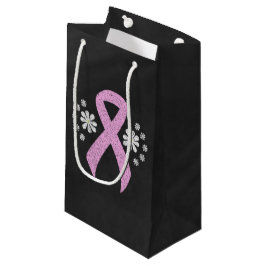 Chalkboard roze Awareness Ribbon Klein Cadeauzakje