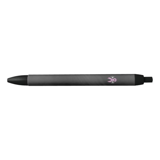 Chalkboard roze Awareness Ribbon Zwarte Inkt Pen (Voorkant)