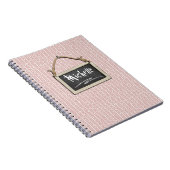 Chalkboard roze ID397 Notitieboek (Rechterzijde)