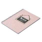 Chalkboard roze ID397 Notitieboek (Linkerzijde)