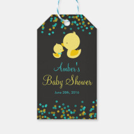 Chalkboard Rubber Duck Baby shower Cadeau Labels Cadeaulabel