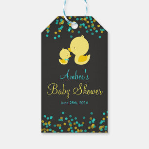 Chalkboard Rubber Duck Baby shower Cadeau Labels Cadeaulabel