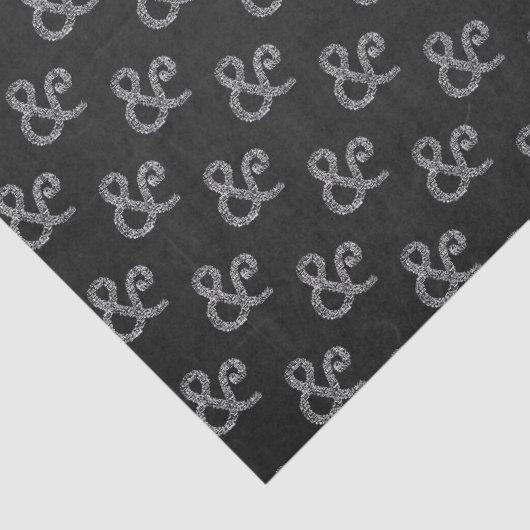 Chalkboard Rustic Vrijgezellenfeest de heer & Mrs  Tissuepapier (Detail)