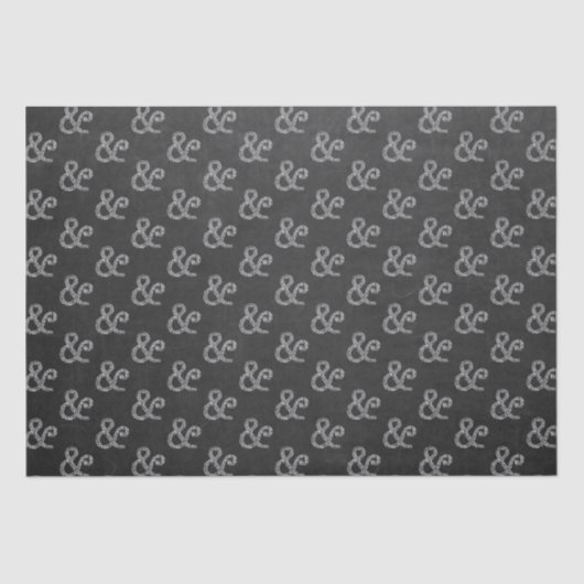 Chalkboard Rustic Vrijgezellenfeest de heer & Mrs  Tissuepapier (Voorkant)