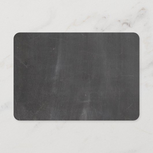 Chalkboard rustic Wishing well bruiloft insert car Informatiekaartje (Achterkant)