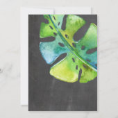 Chalkboard Safari Oerwoud Animals Baby shower Kaart (Achterkant)