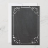 Chalkboard Save the date Wedding (Achterkant)