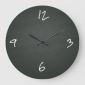 Chalkboard schrijvend grote klok (Voorkant)