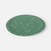 Chalkboard Science Doodles Birthday Party Supply Papieren Bordje (Gekanteld)