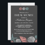 Chalkboard Seashells Invitation for Beach Wedding Kaart<br><div class="desc">seizoenshellen en zeestervissen met een streeppatroon op de achterkant. Ideaal voor je strandbruiloft of vrijgezellenfeest in de zomer. Themauitnodiging voor oceaan en zee. U kunt de formulering aanpassen voor andere gelegenheden zoals baby shower, verlovingsfeest, bachelorette, bbq party, verjaardag, verjaardagen en nog veel meer. Overeenkomende RSVP-kaart en sticker in mijn winkel....</div>